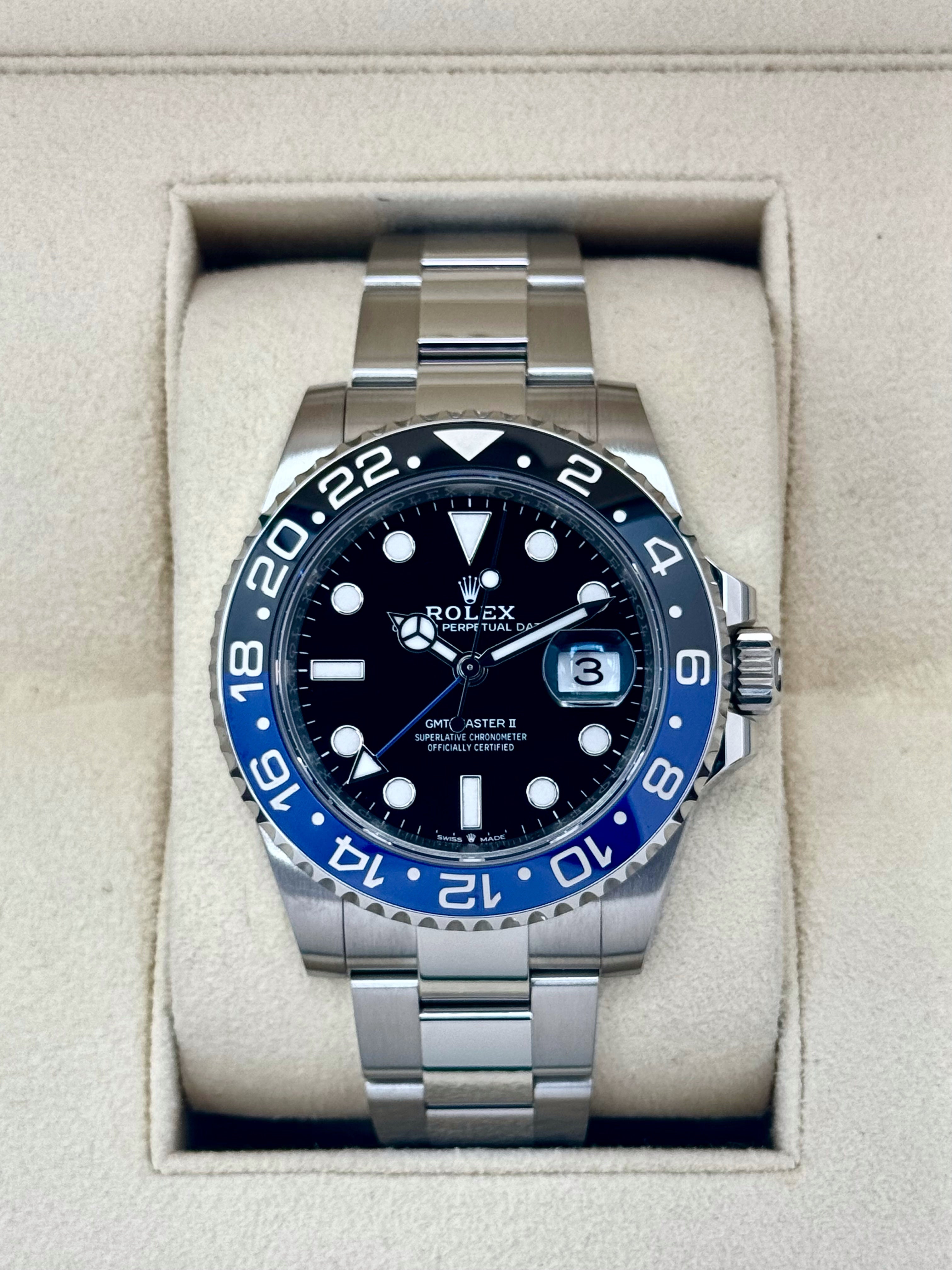 劳力士 GMT-Master II “蝙蝠侠” 40mm 126710BLNR 蚝式