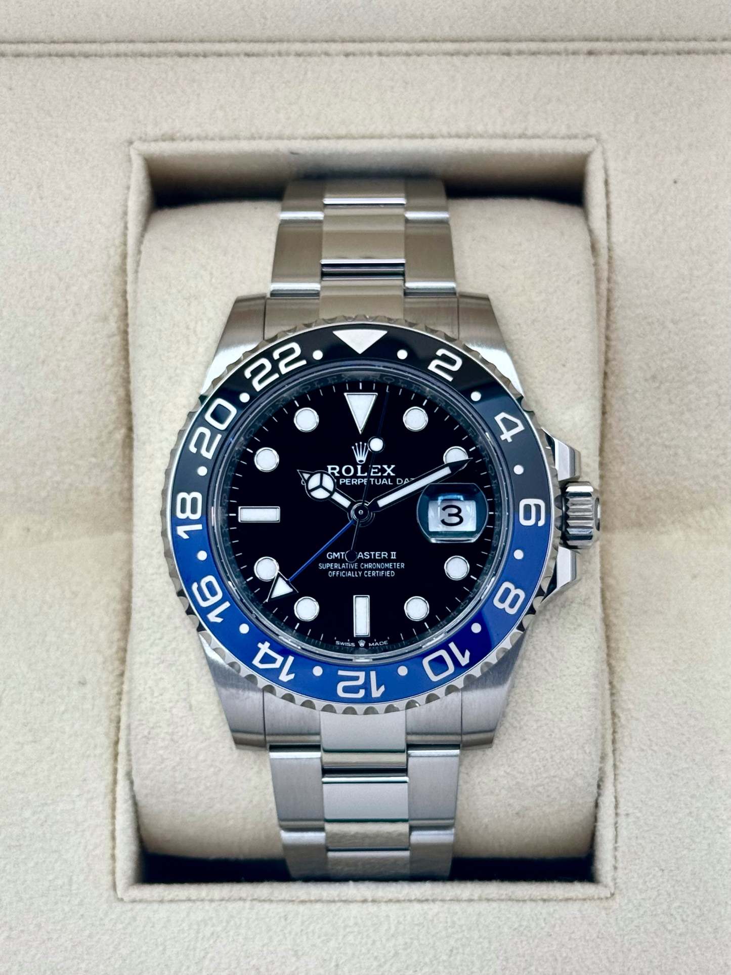 劳力士 GMT-Master II “蝙蝠侠” 40mm 126710BLNR 蚝式