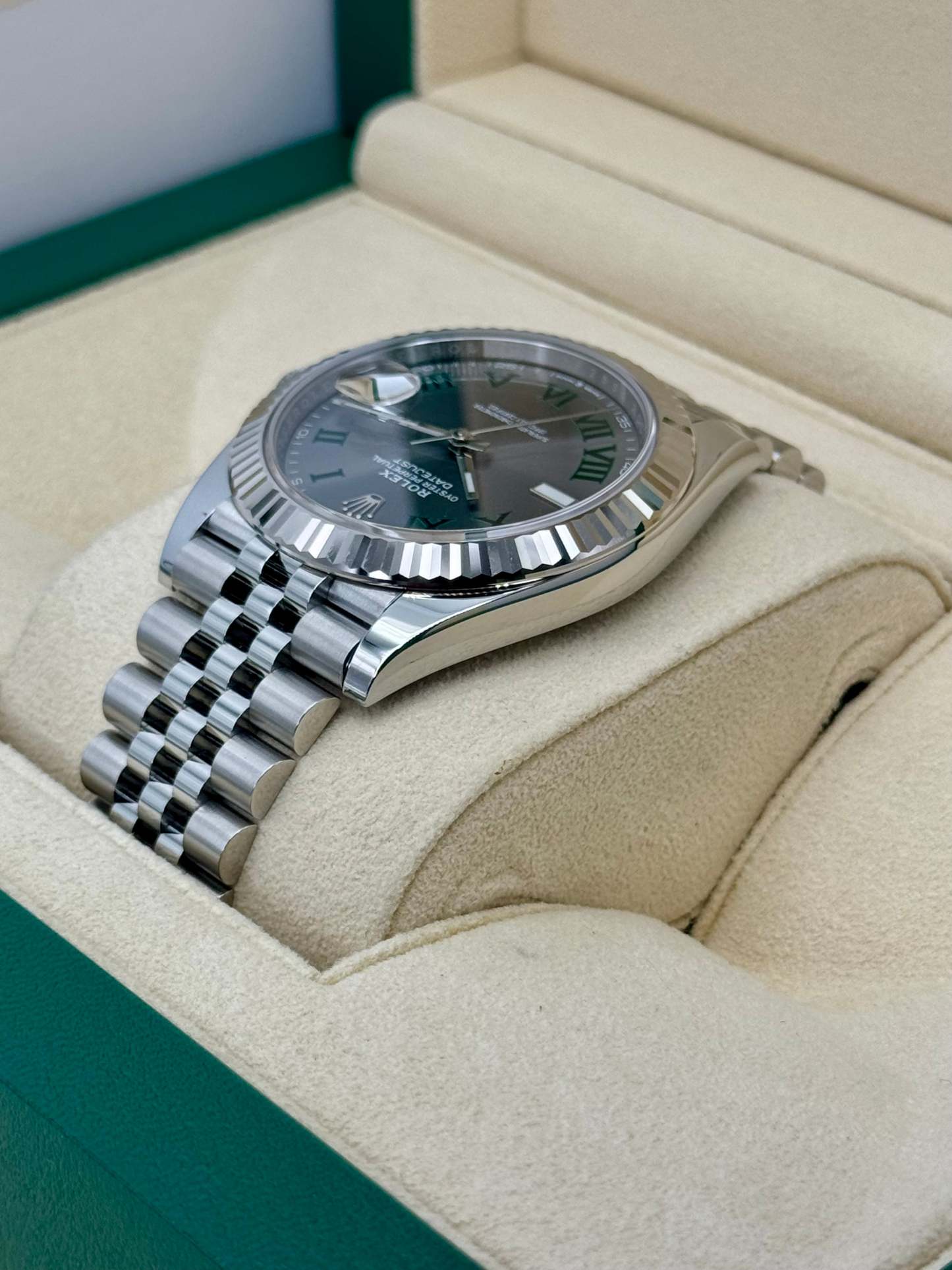 NEW 2024 ロレックス デイトジャスト 41mm 126334 ジュビリー ウィンブルドン ダイヤル