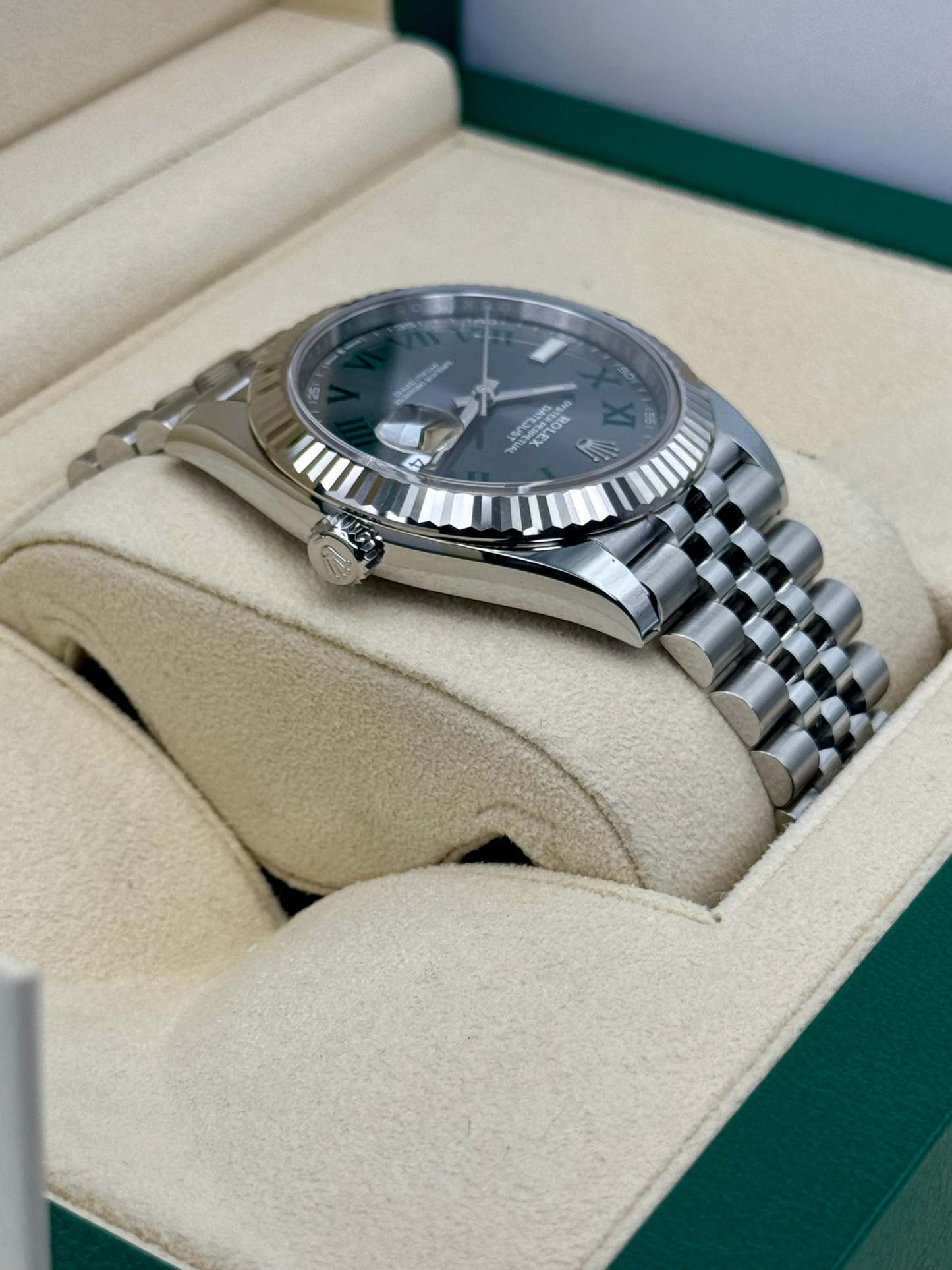 NEW 2024 ロレックス デイトジャスト 41mm 126334 ジュビリー ウィンブルドン ダイヤル