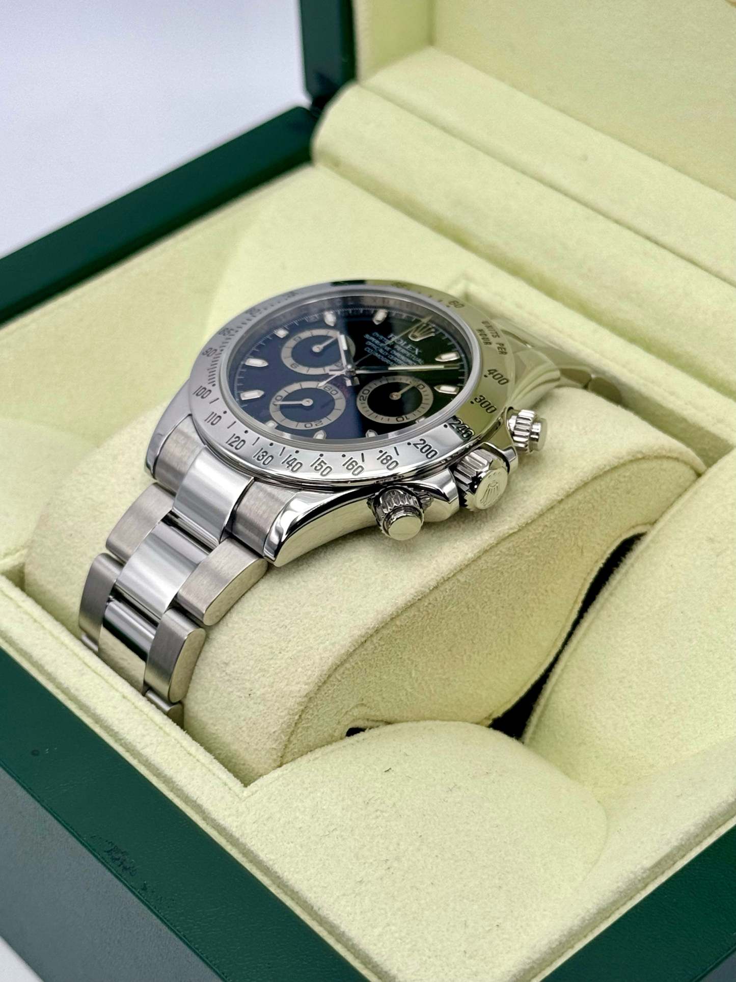2009 ロレックスデイトナ40mm 116520 ステンレススチール ブラックダイヤル