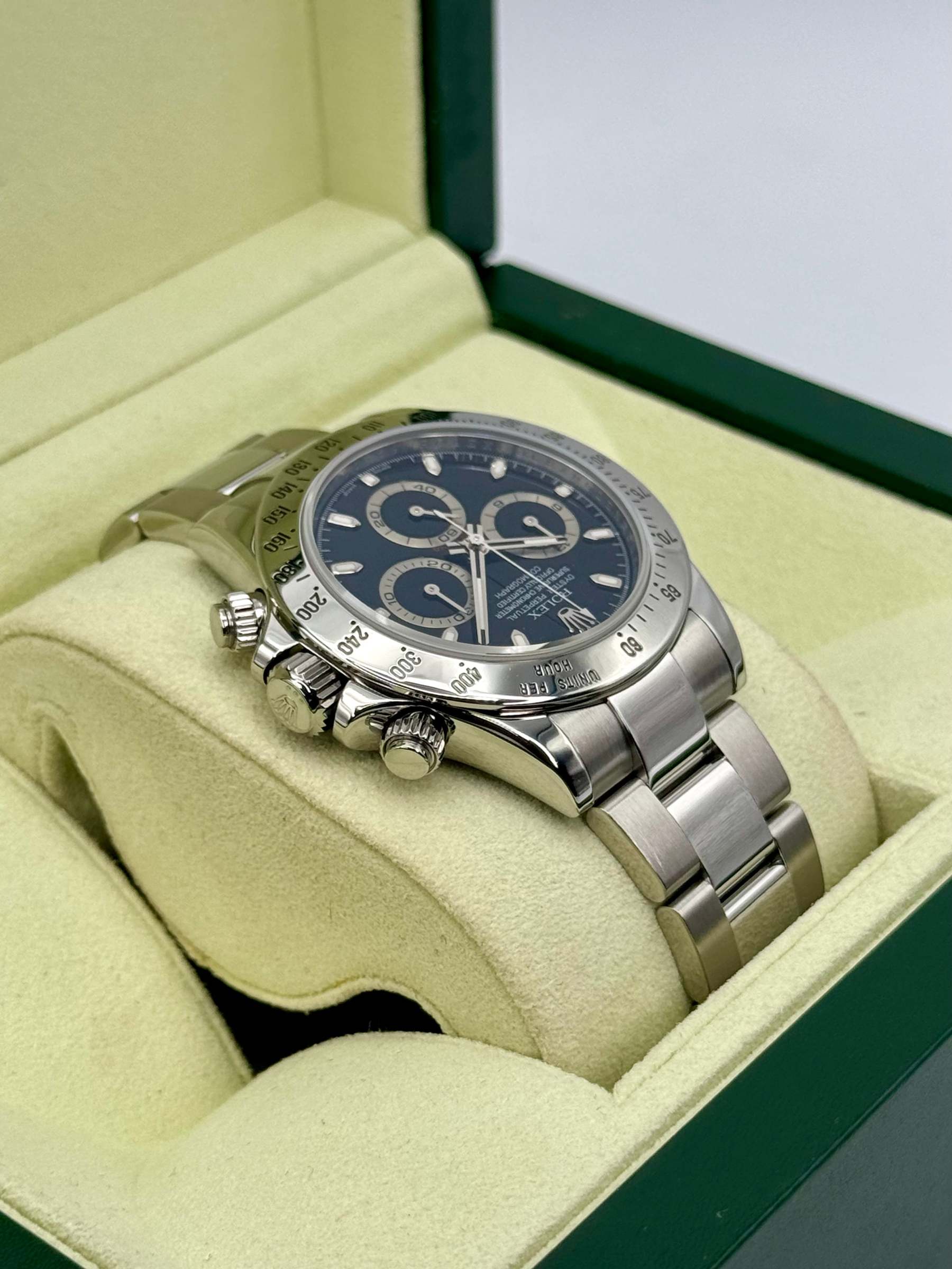 2009 ロレックスデイトナ40mm 116520 ステンレススチール ブラックダイヤル