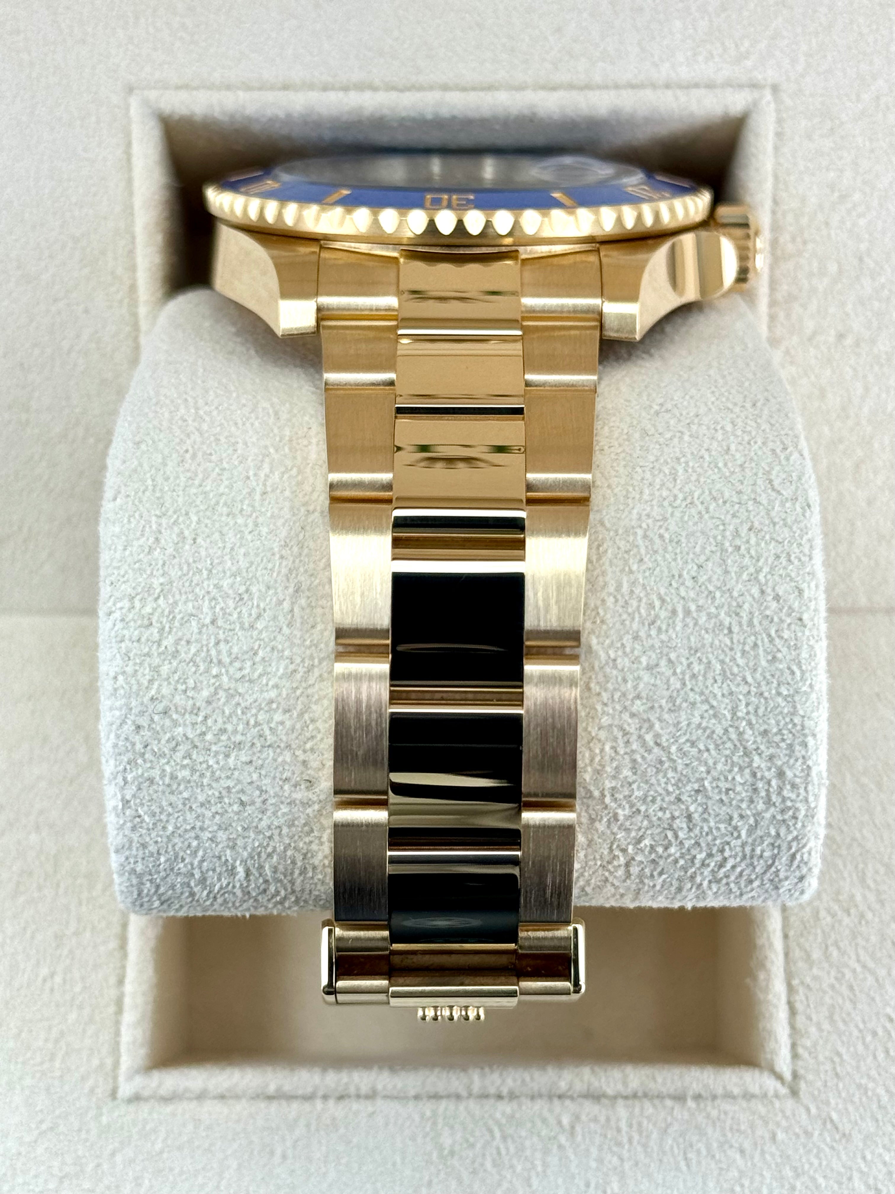 NEW 2024 ロレックス サブマリーナ 「ブルーシー」 41mm 126618LB イエローゴールド ブルーダイヤル