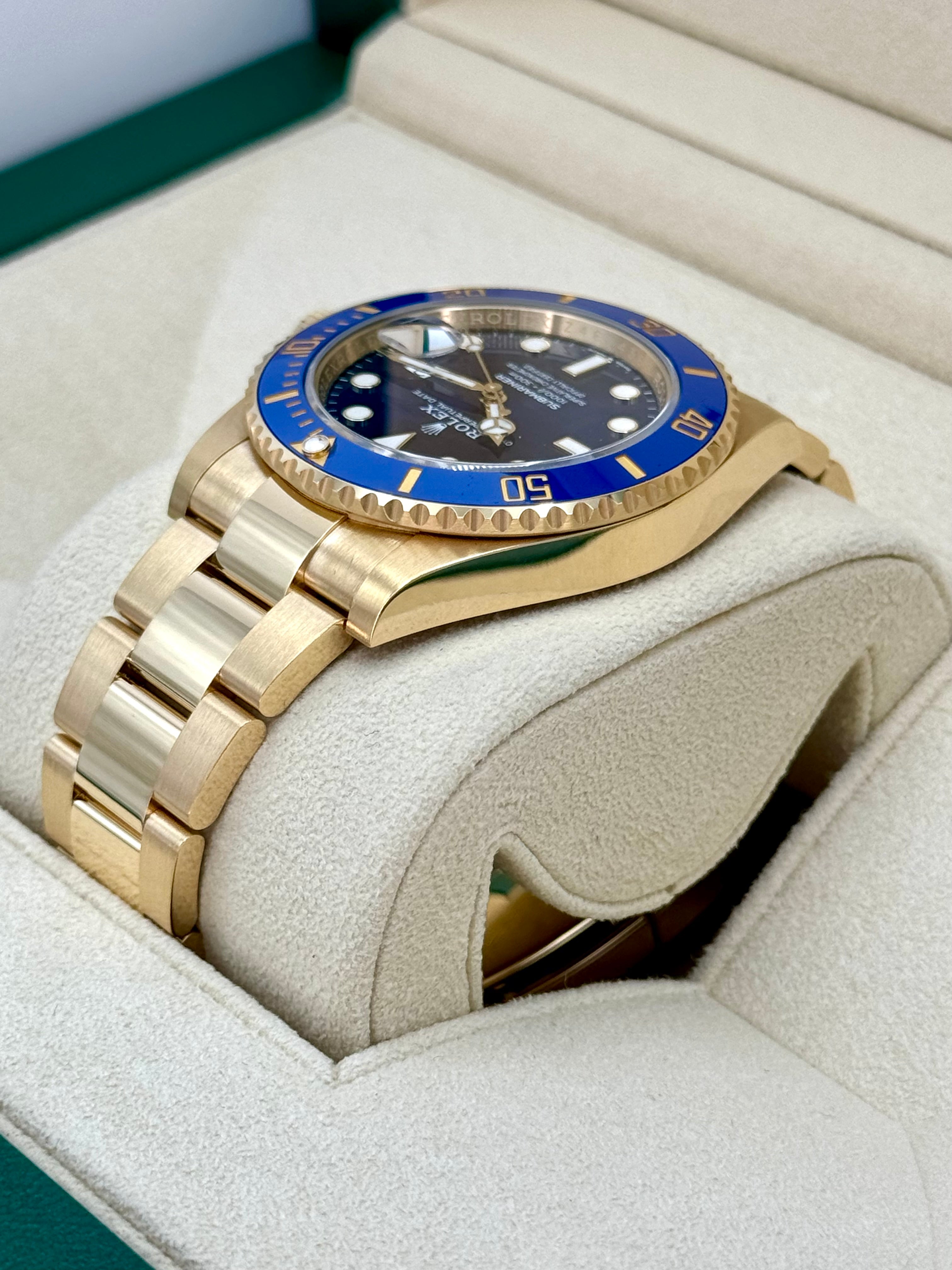 NEW 2024 ロレックス サブマリーナ 「ブルーシー」 41mm 126618LB イエローゴールド ブルーダイヤル
