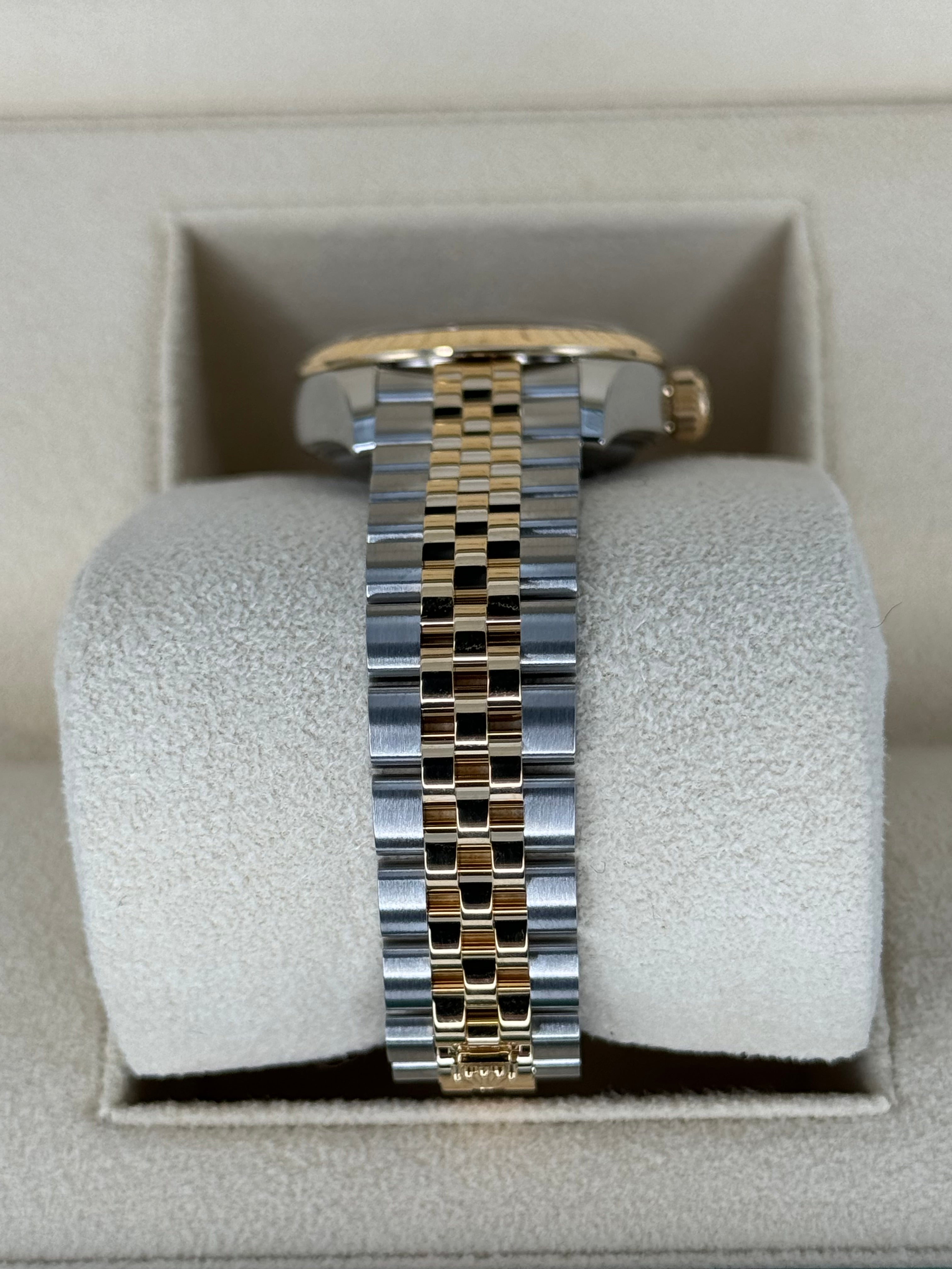 NEW 2024 ロレックス レディデイトジャスト 28mm 279173 ジュビリーシャンパンダイヤル
