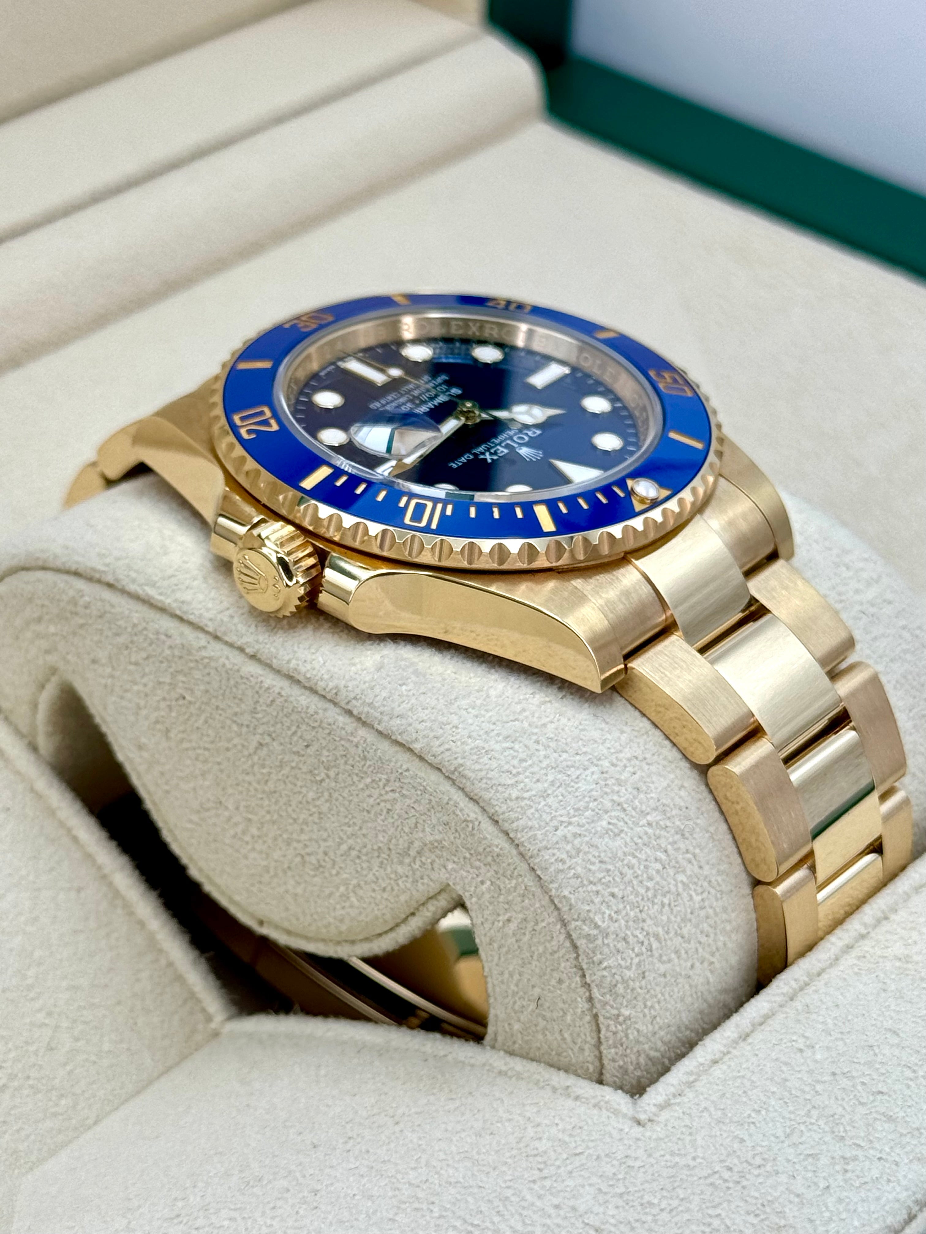 NEW 2024 ロレックス サブマリーナ 「ブルーシー」 41mm 126618LB イエローゴールド ブルーダイヤル