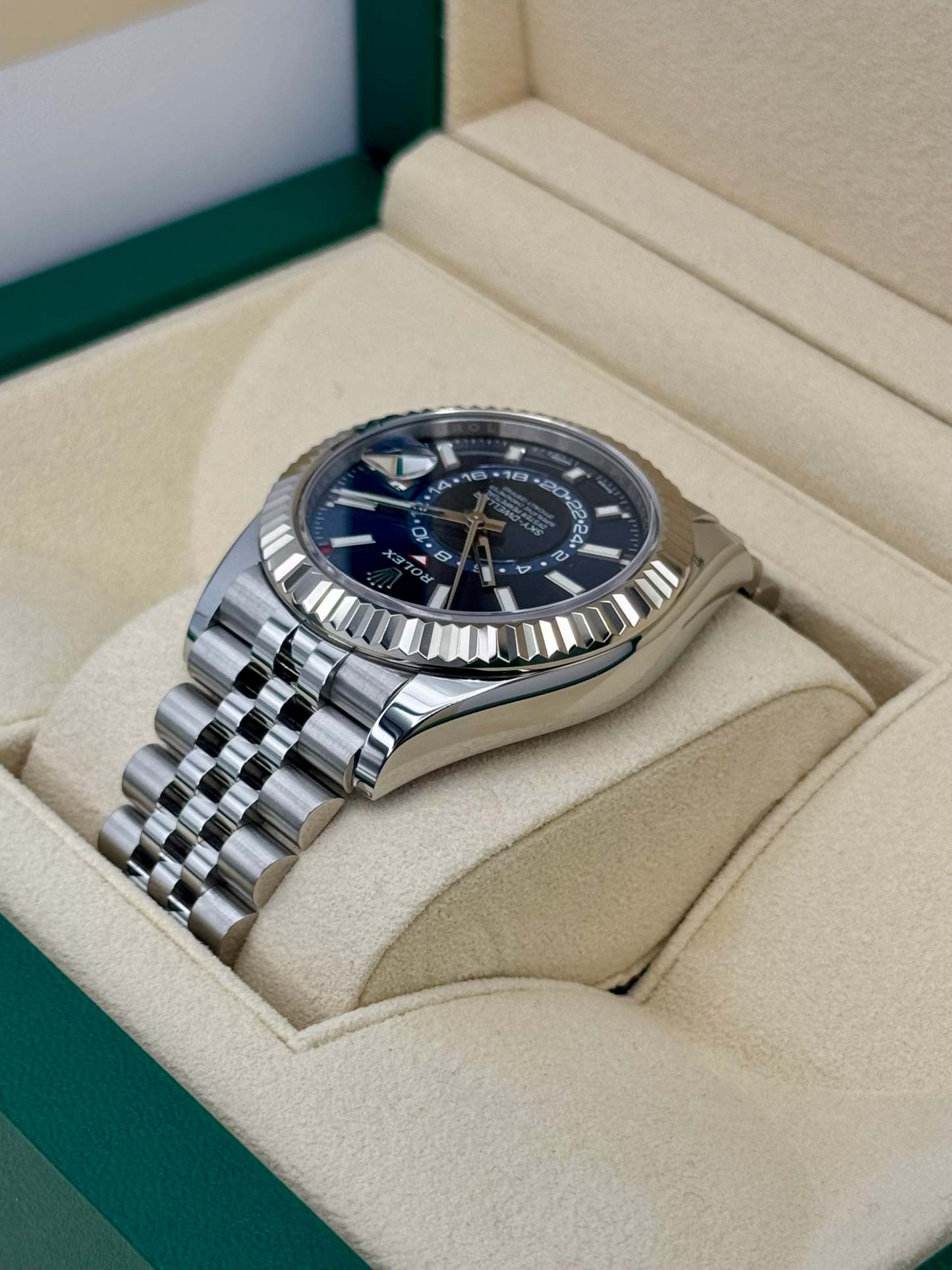 2022 スカイドゥエラー 42mm 326934 ステンレススティール ジュビリー ブルーダイヤル