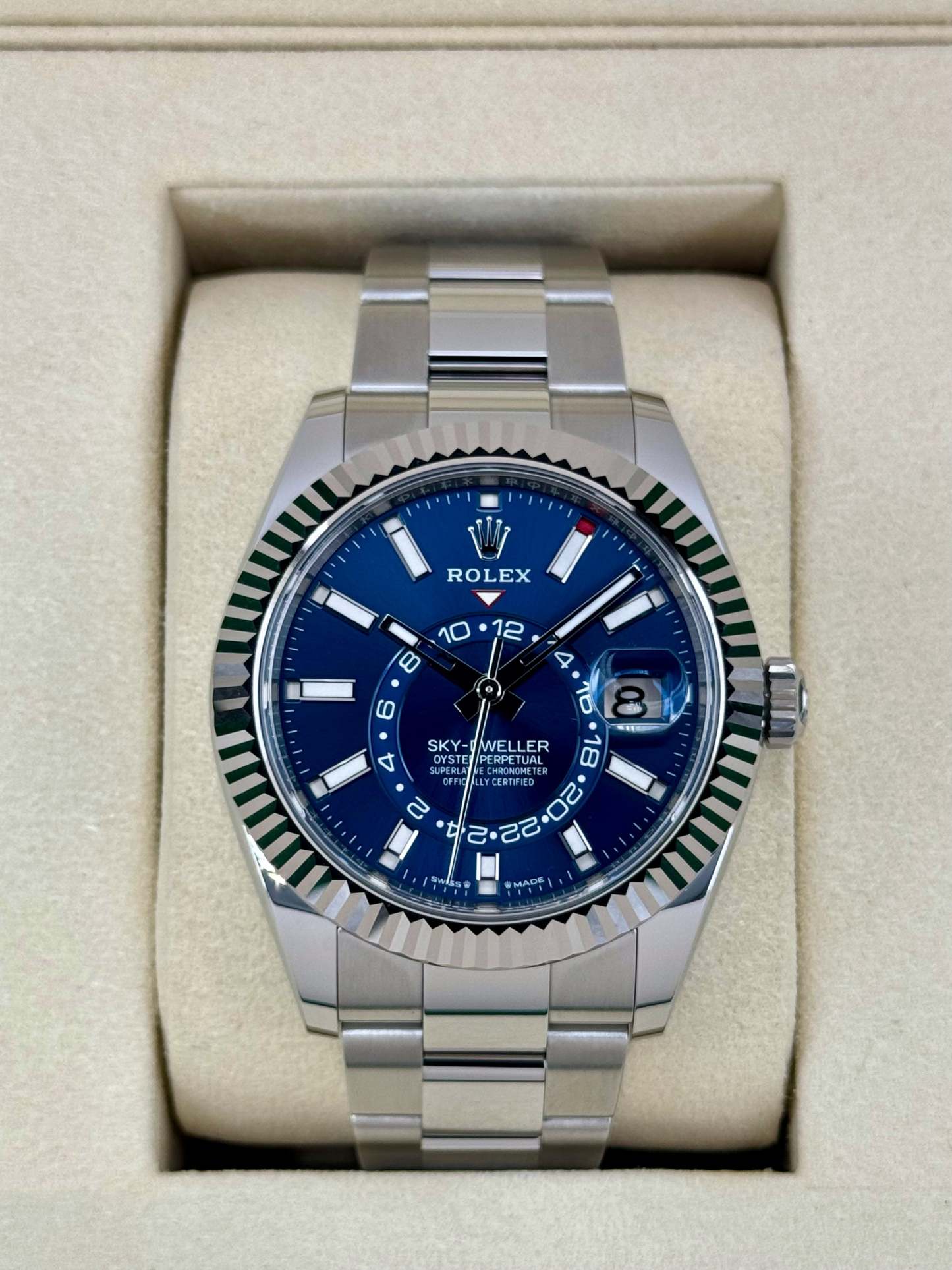 NEW 2025 ロレックス スカイドゥエラー 42mm 336934 オイスターブルーダイヤル