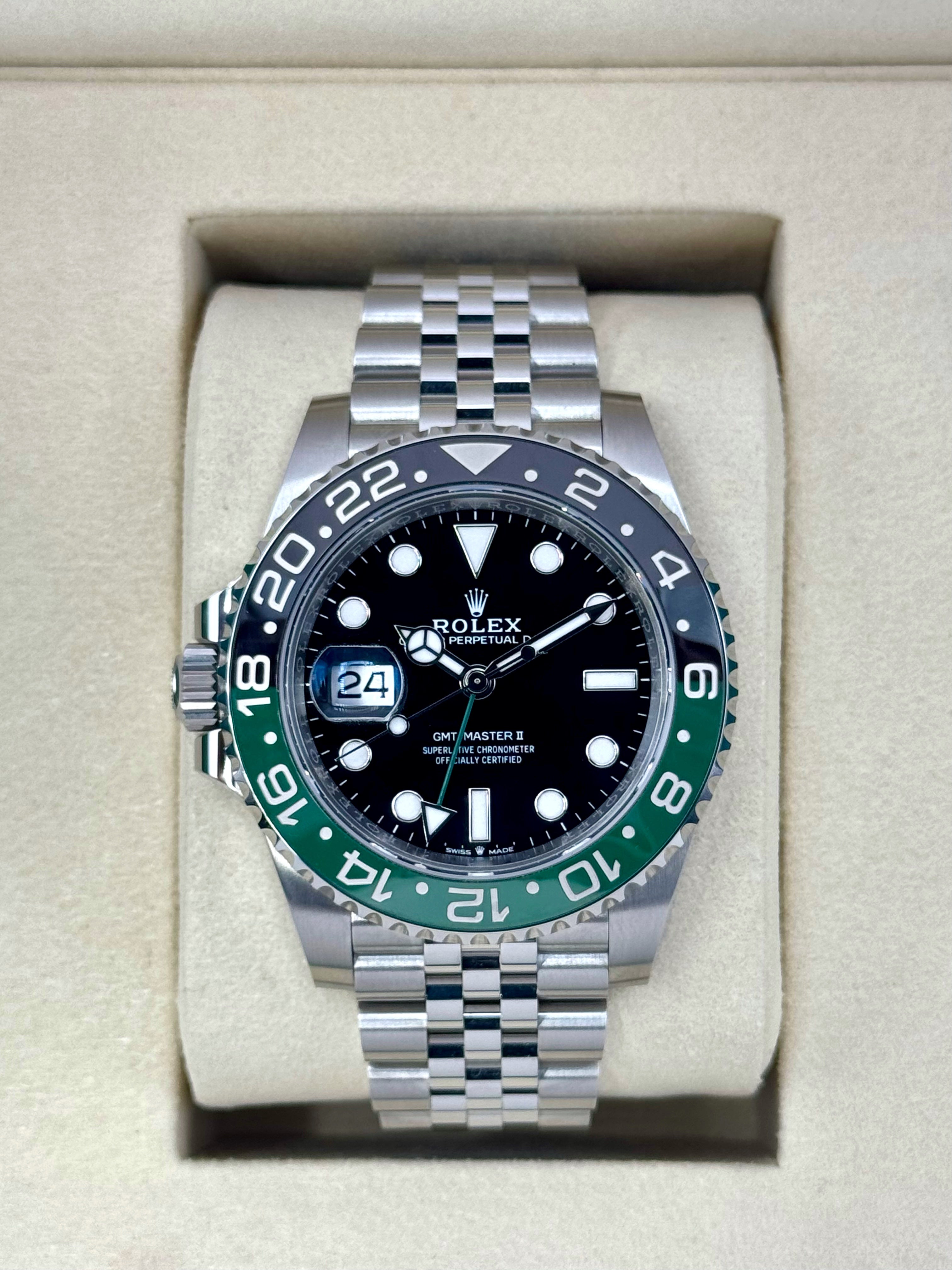 NEW 2025 ロレックス GMTマスターII 「スプライト」 40mm 126720VTNR ジュビリー