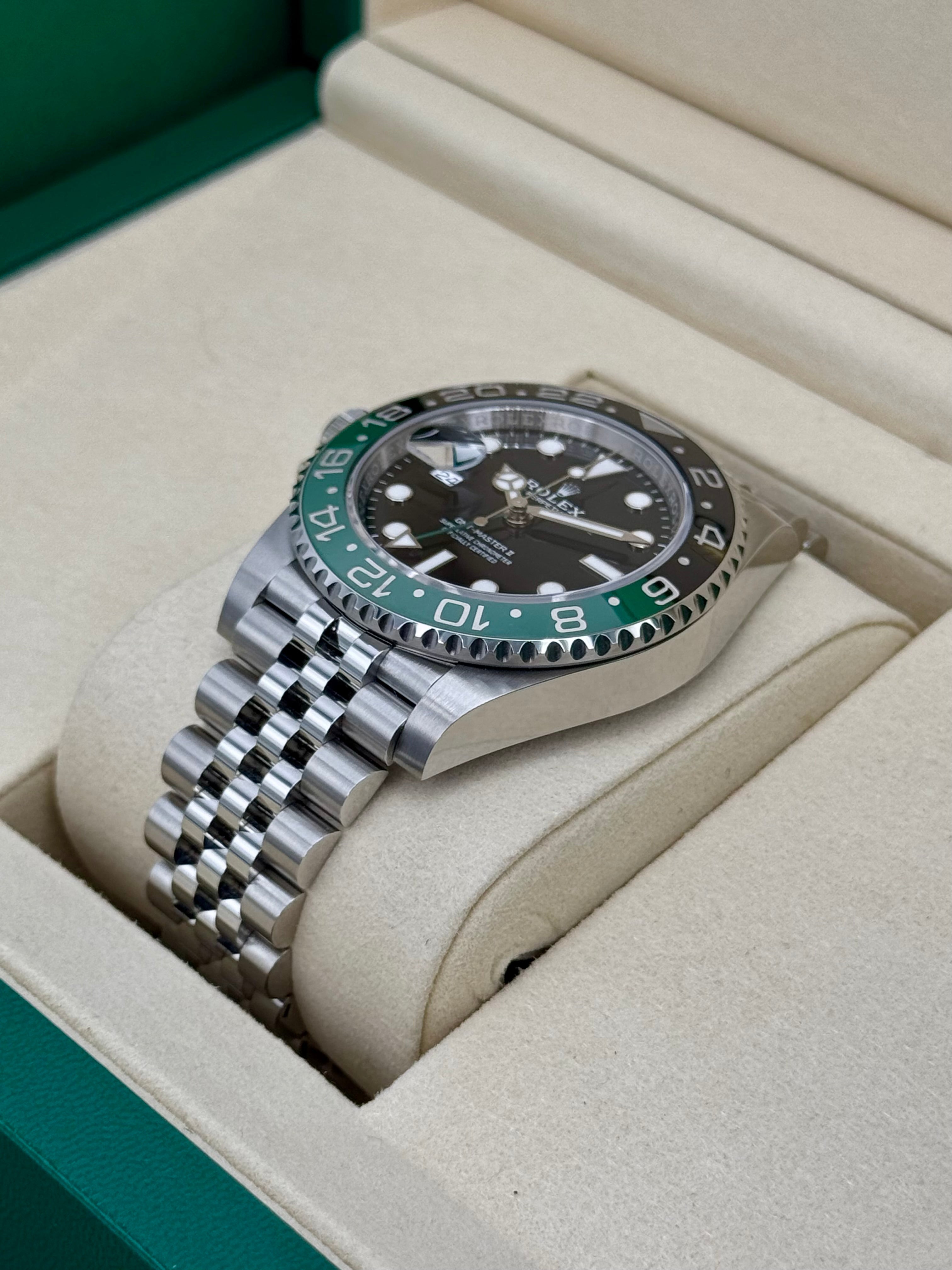 NEW 2025 ロレックス GMTマスターII 「スプライト」 40mm 126720VTNR ジュビリー