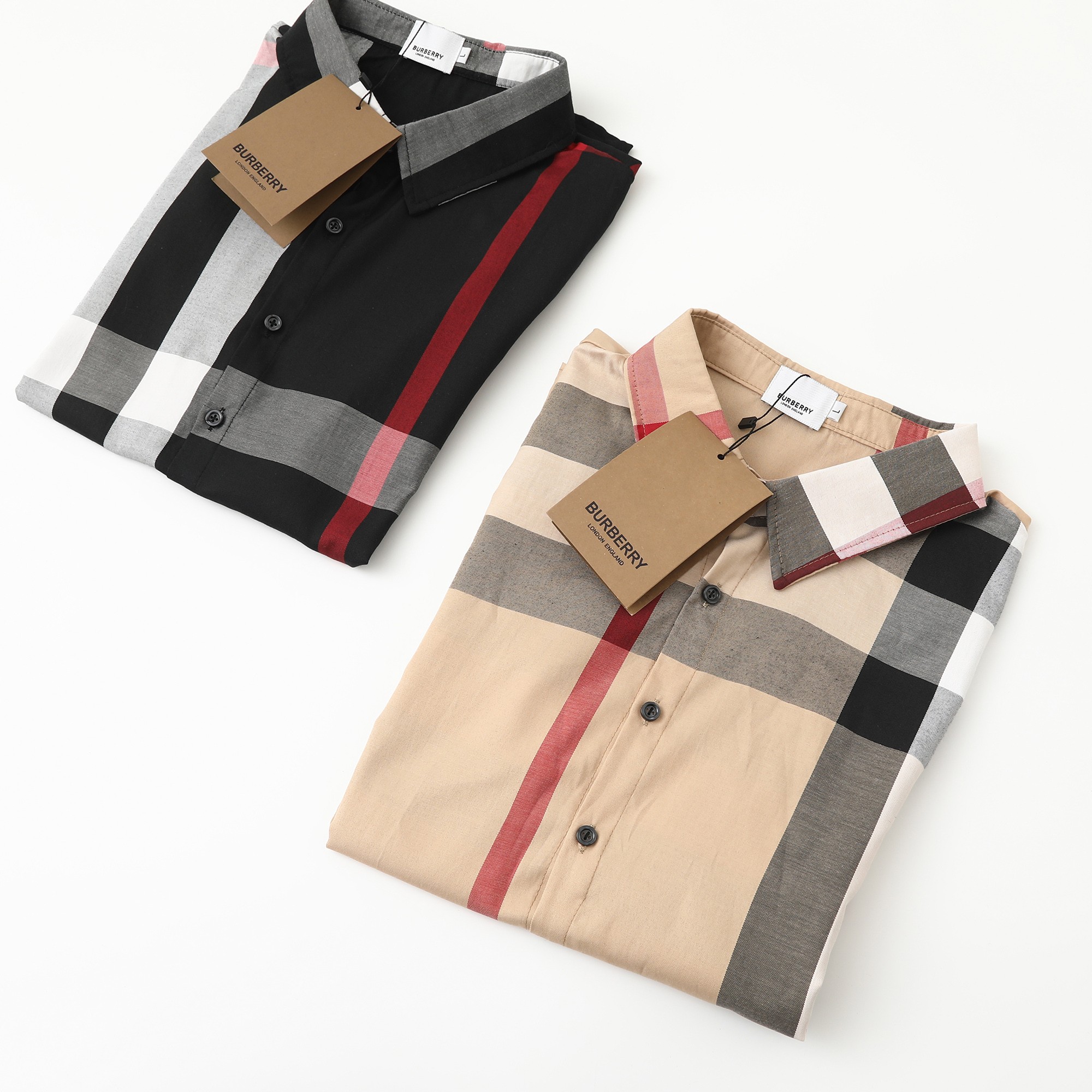 【BURBERRY旗艦店】（バーバリー） 半袖シャツ ご好評に付き再入荷！