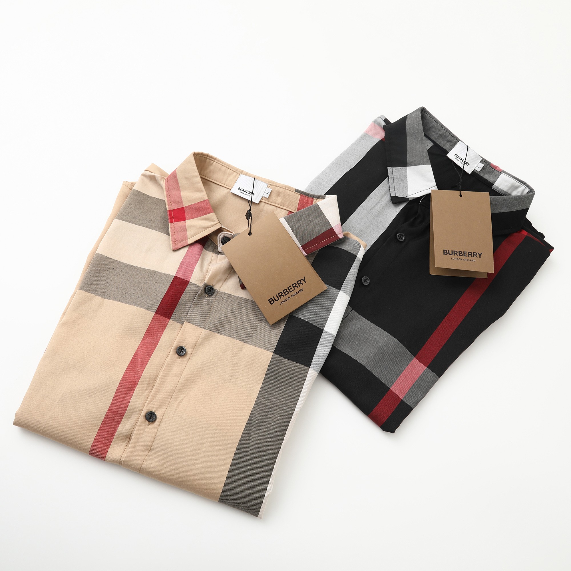 【BURBERRY旗艦店】（バーバリー） 半袖シャツ ご好評に付き再入荷！