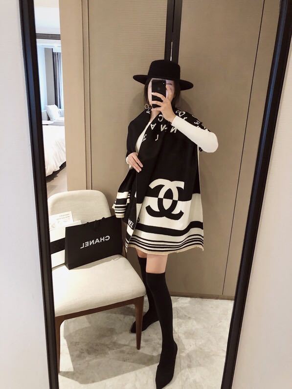 【CHANEL】（シャネル）カシミアスカーフ 5色