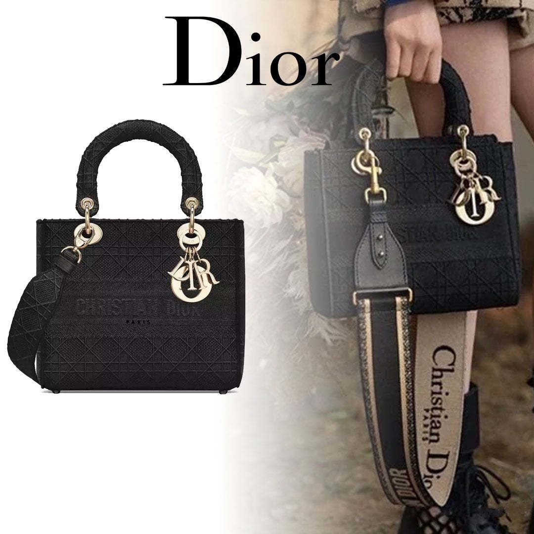 DIOR【ピンク♪日本未入荷】ミディアム レディ D-Lite バッグ 5色-BUYMA