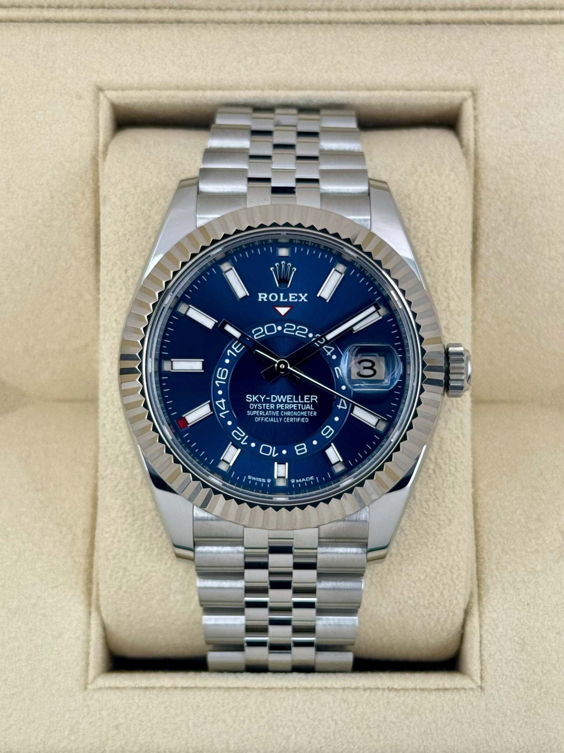 NEW 2024 ロレックス スカイドゥエラー 42mm 336934 ジュビリーブルーダイヤル