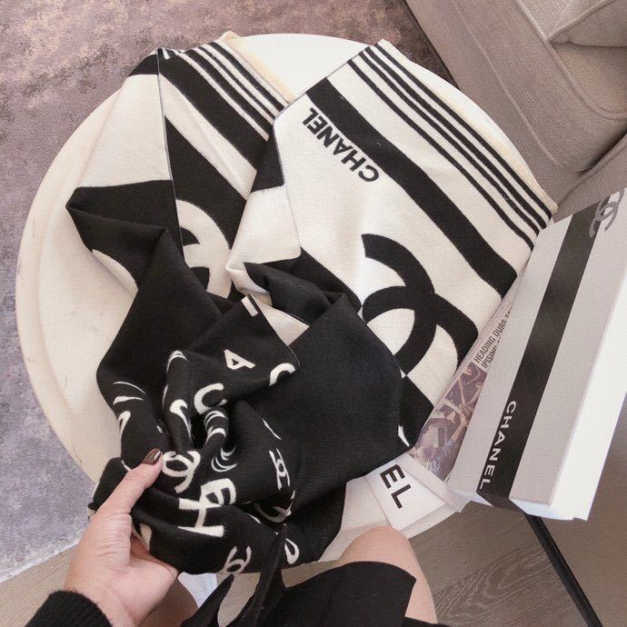 【CHANEL】（シャネル）カシミアスカーフ 5色