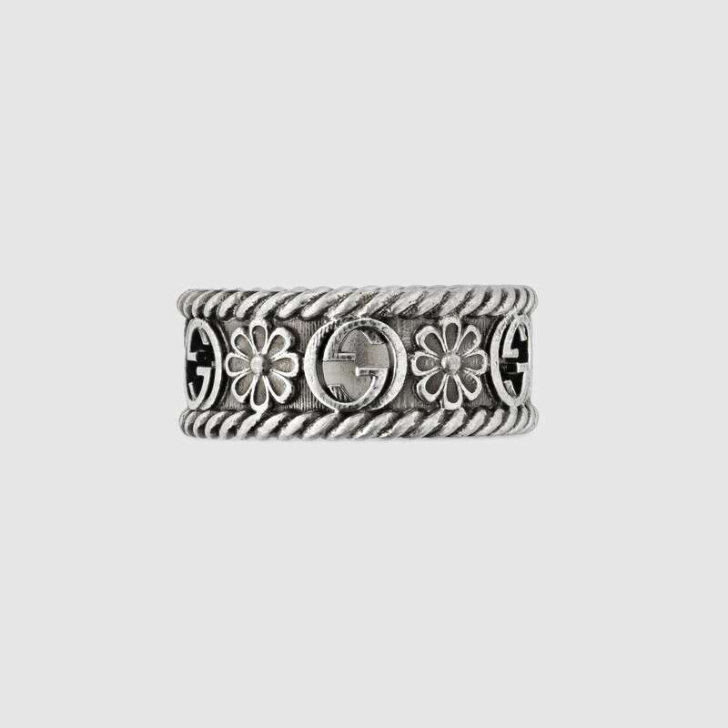 GUCCI インターロッキングG シルバーリング