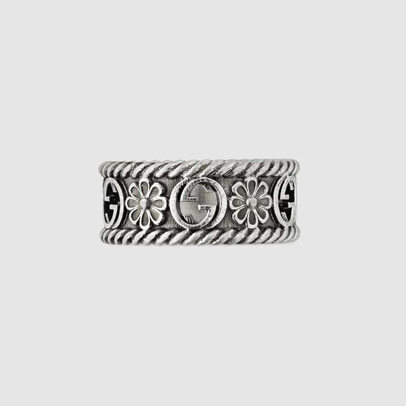 GUCCI インターロッキングG シルバーリング