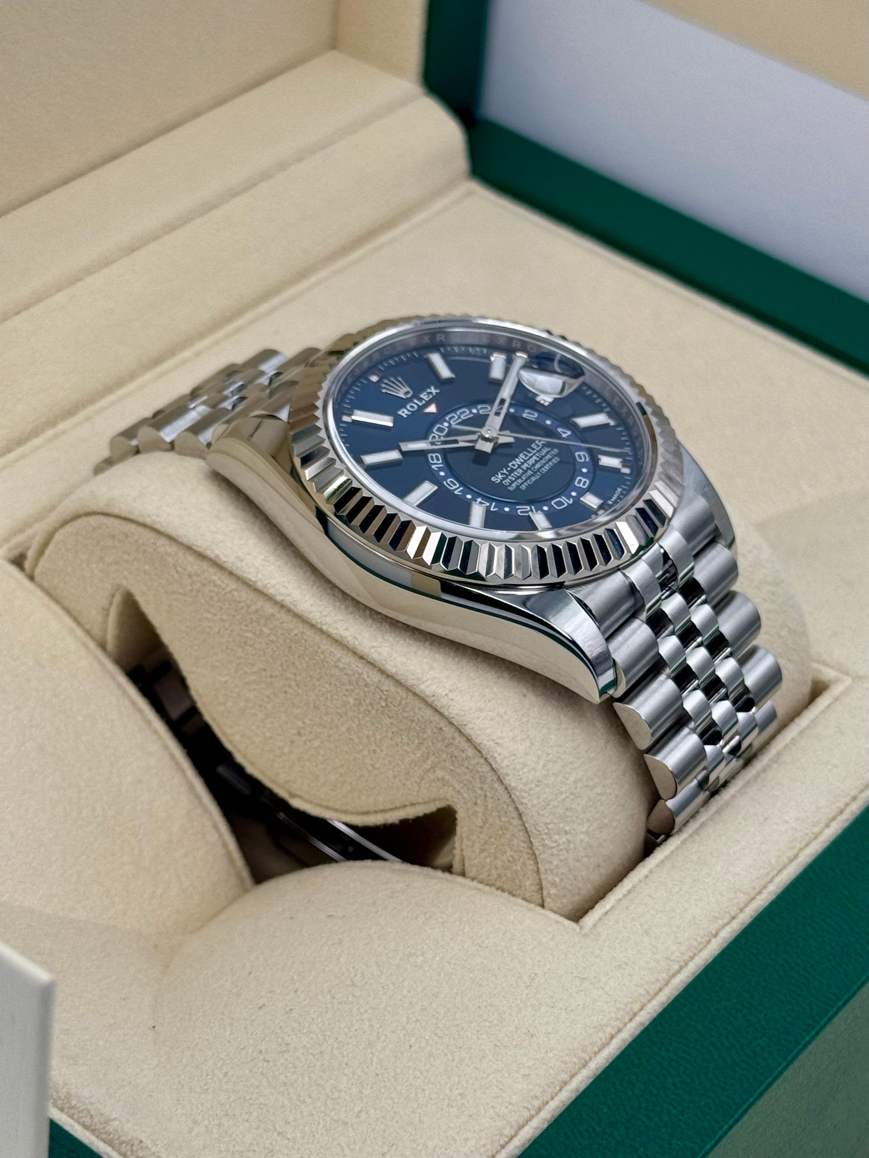 NEW 2024 ロレックス スカイドゥエラー 42mm 336934 ジュビリーブルーダイヤル