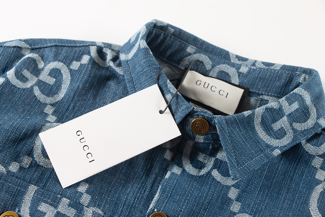 【GUCCI公式 旗艦店】（グッチ） デニムジャケット 男女兼用
