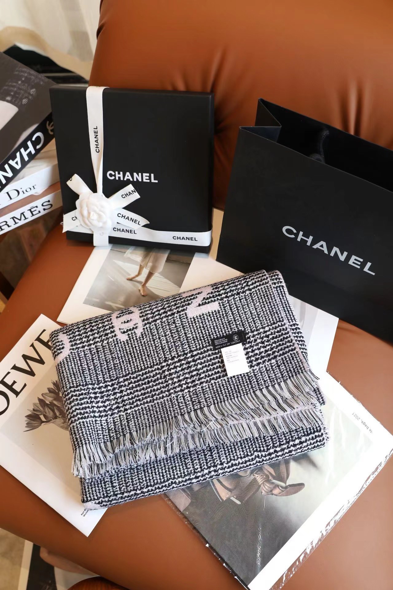 【CHANEL旗艦店】（シャネル）スカーフ 65*180CM