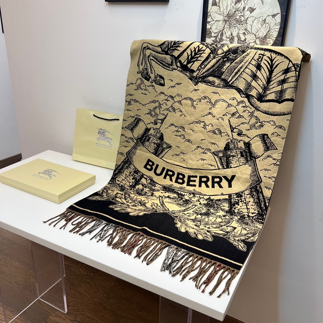 【BURBERRY公式旗艦店】（バーバリー）スカーフ 50*210CM
