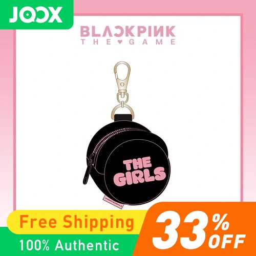 【BPTG】 Plush Embroidered Bag-Shaped Mobile Phone Clip Pendant-PINK/BLACK