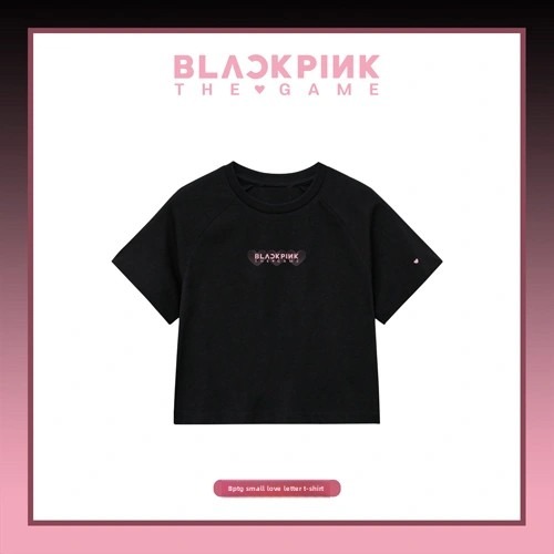 【BPTG】 T-shirt Print Unisex Loose Style Size F Small Heart Letter Design/Graffiti Heart-Letter Design