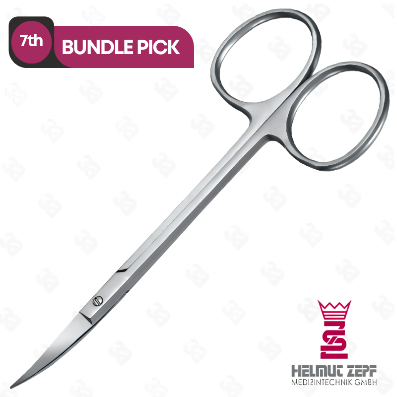 Iris Scissors, Curved