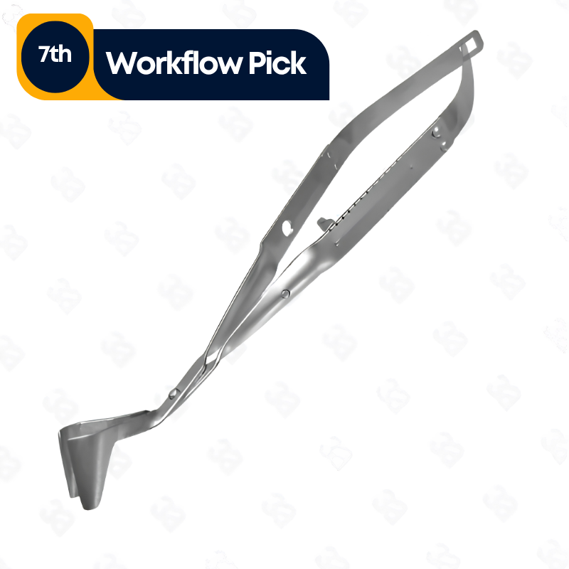 Laschal Bone Packer Forceps / 16.2cm Implant Packer Flat-Handle 90′
