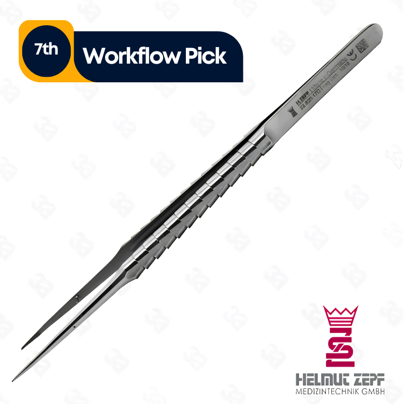 Dressing Forceps Diamond-Tiped
