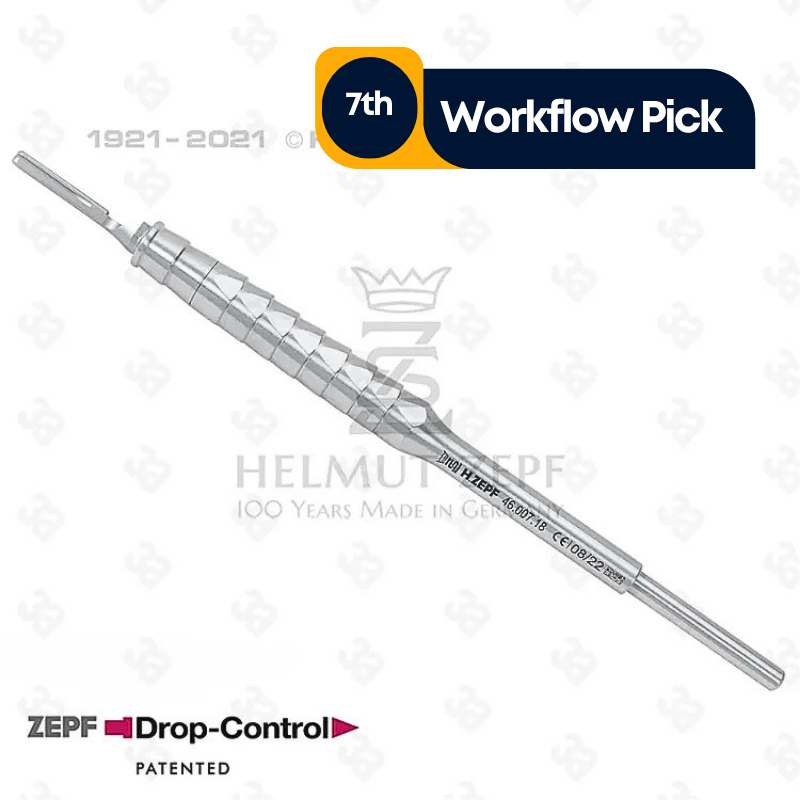 SCALPEL HANDLE DROP-CONTROL Ø 9,5MM WITH ONE-HAND EJECTION FUNCTION PATENTED