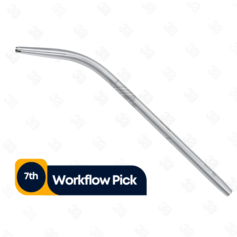Surgical Suction Tip Ø3 mm, 175 mm – Slotted and Serrated