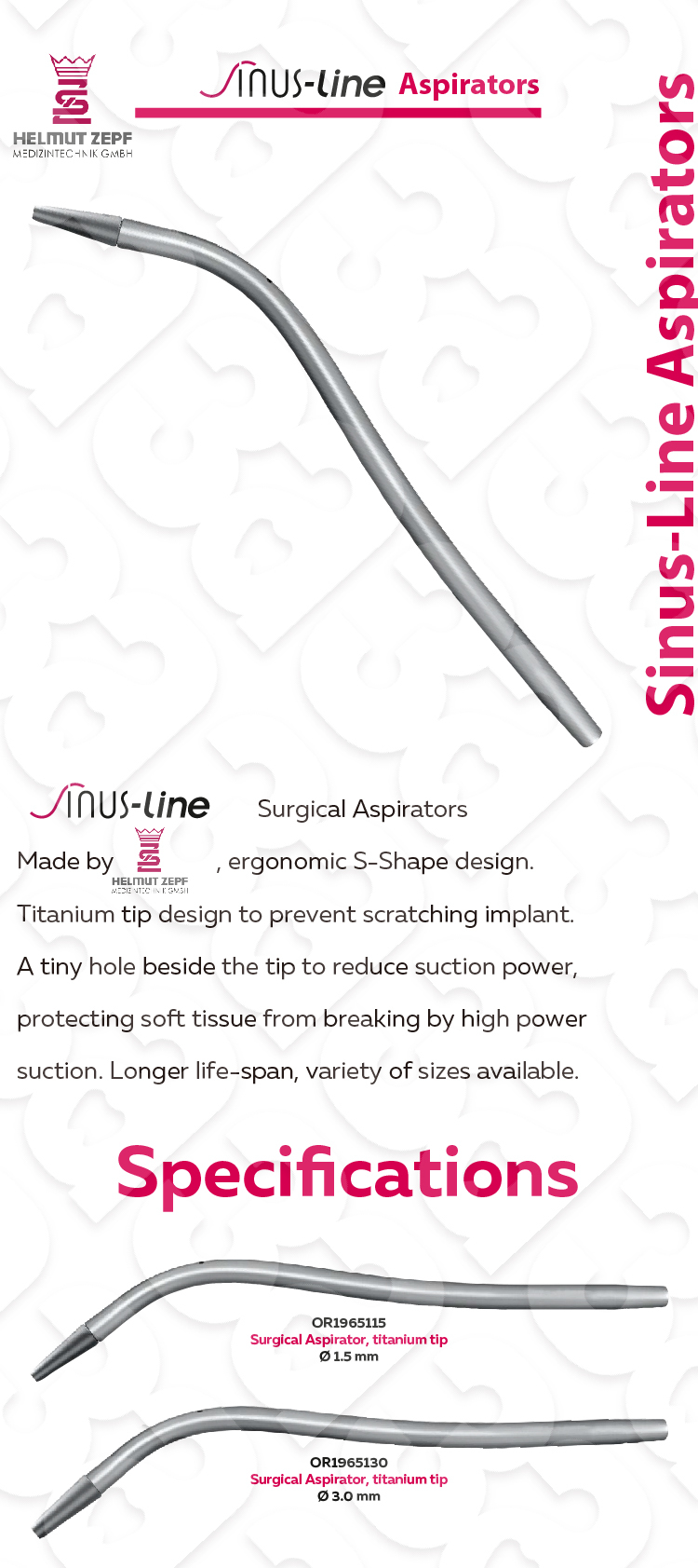 Sinus-line Aspirators 示意圖2