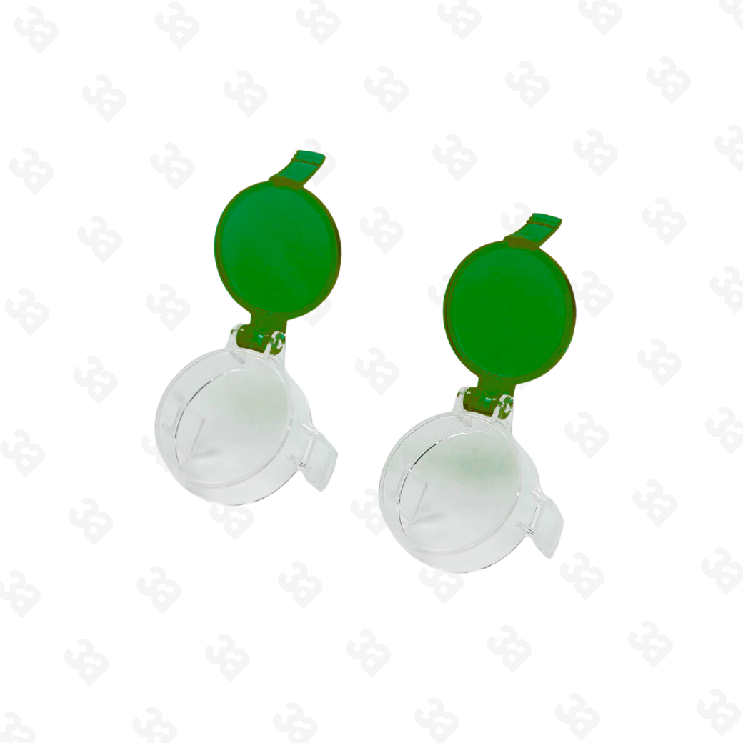 Bilumix Light Filters/Caps (Pair)-green