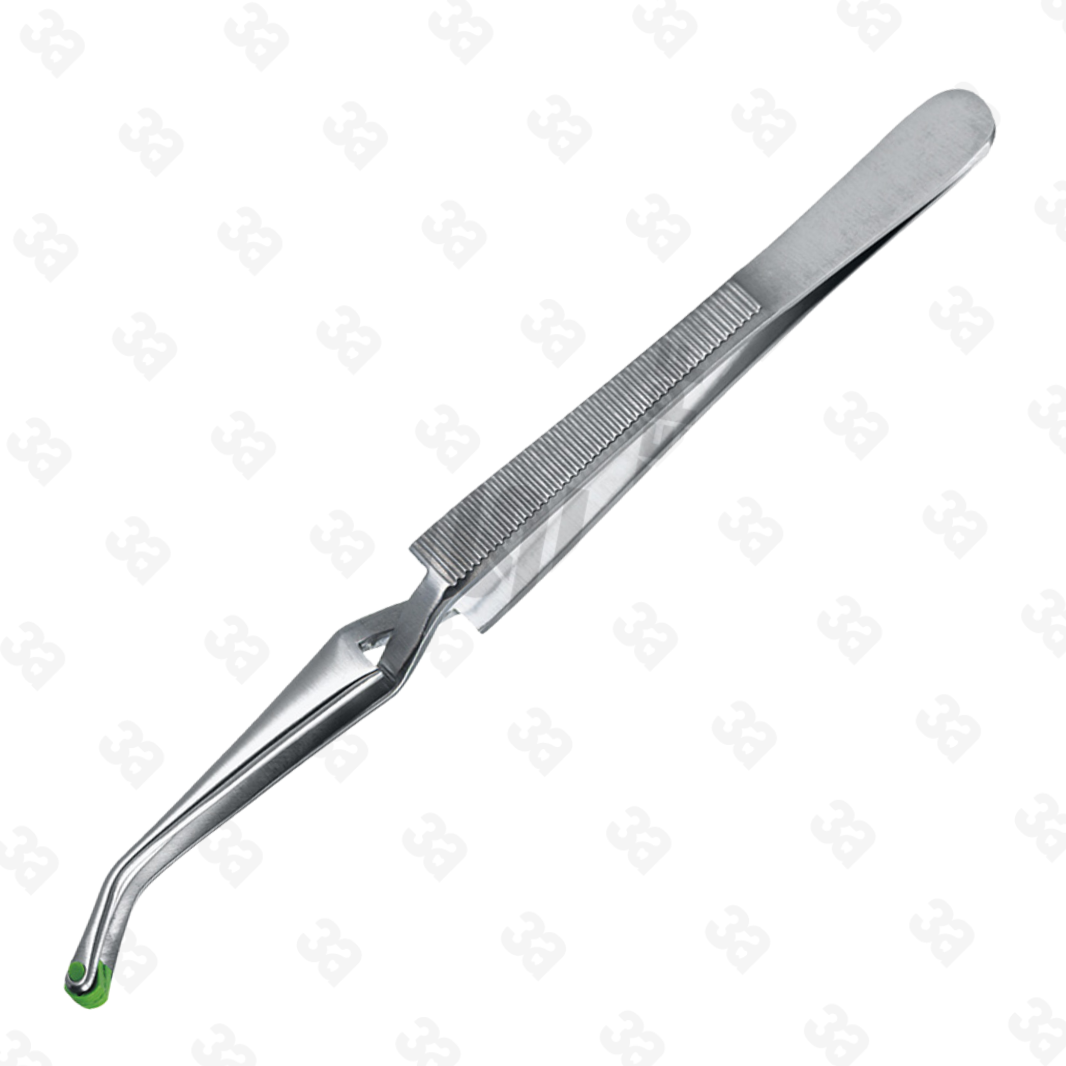 Orthodontic Inlay Forceps with Self-Retaining Mechanism (16 cm)
