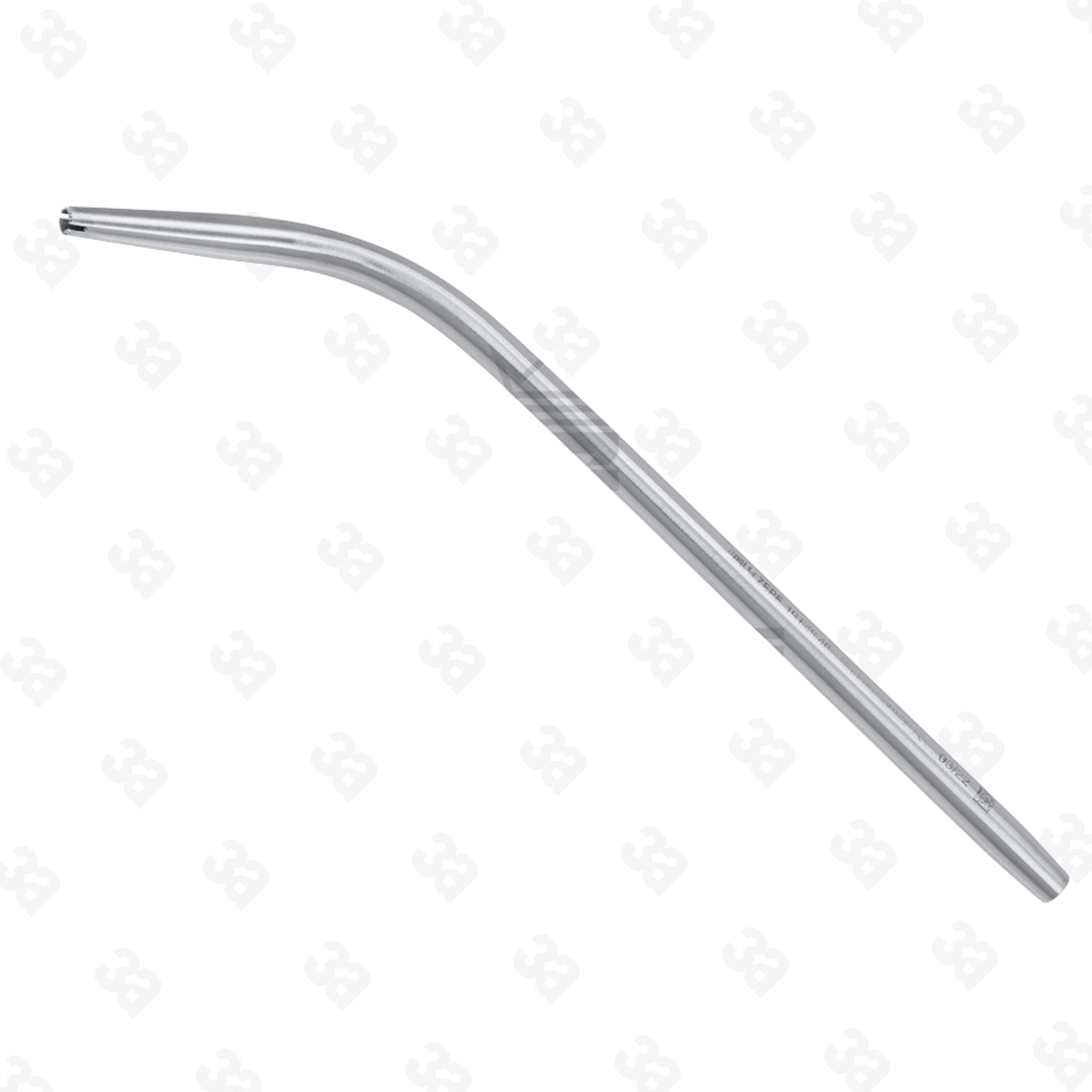 Surgical Suction Tip Ø3 mm, 175 mm – Slotted and Serrated