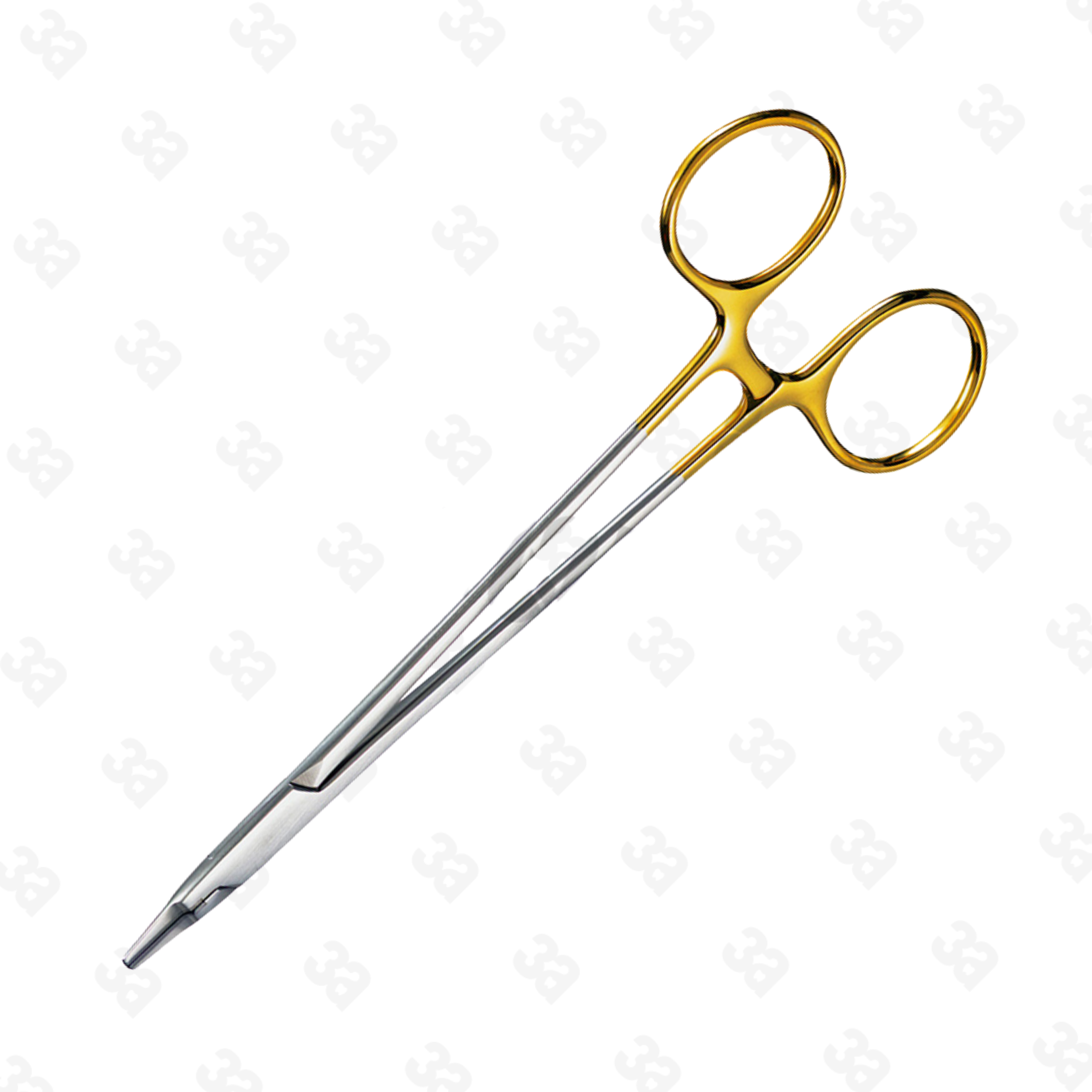 Ryder Needle Holder, Straight, Ring Handles, 15 cm, Tungsten Carbide