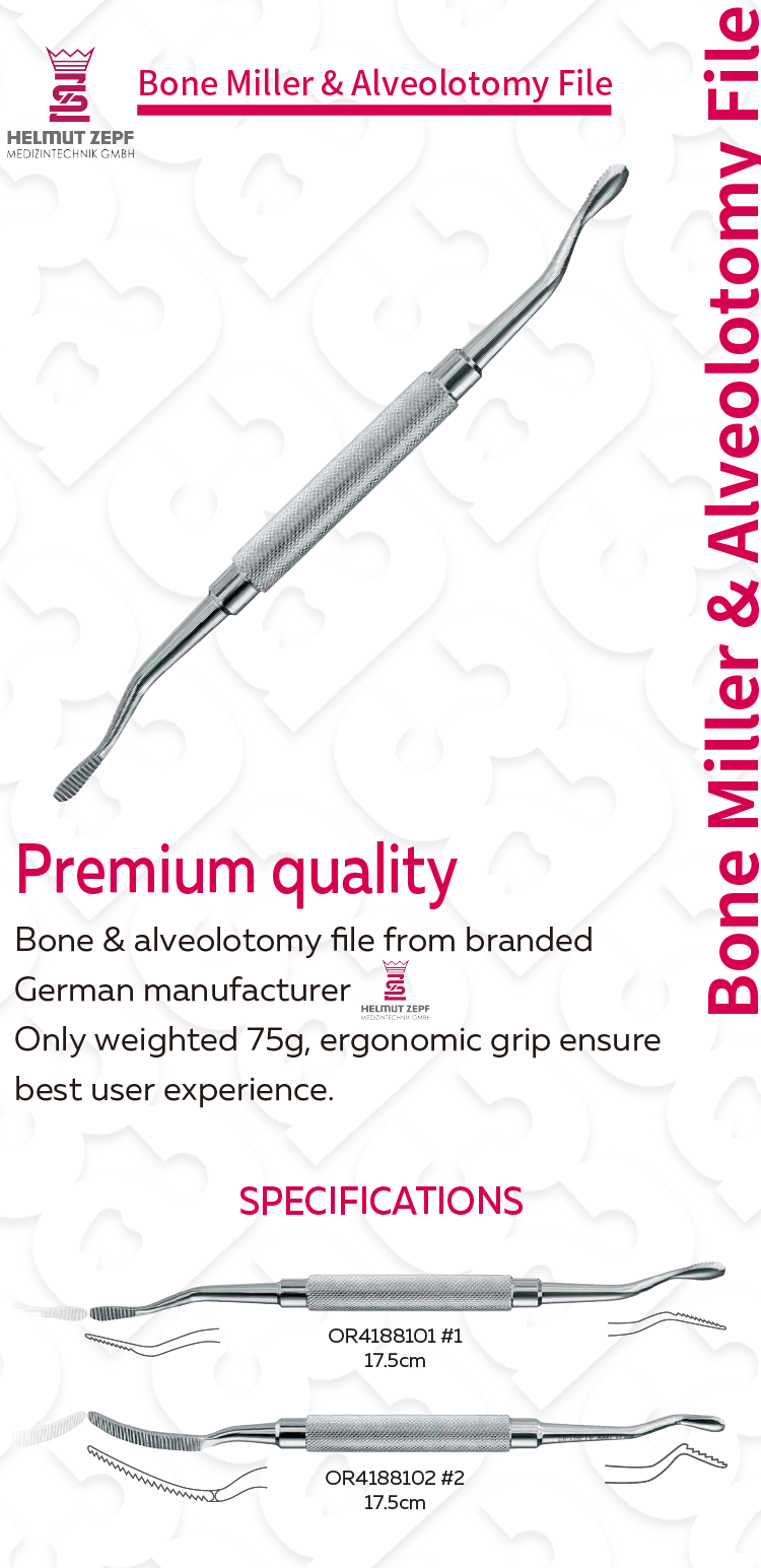 Bone Miller & Alveolotomy File