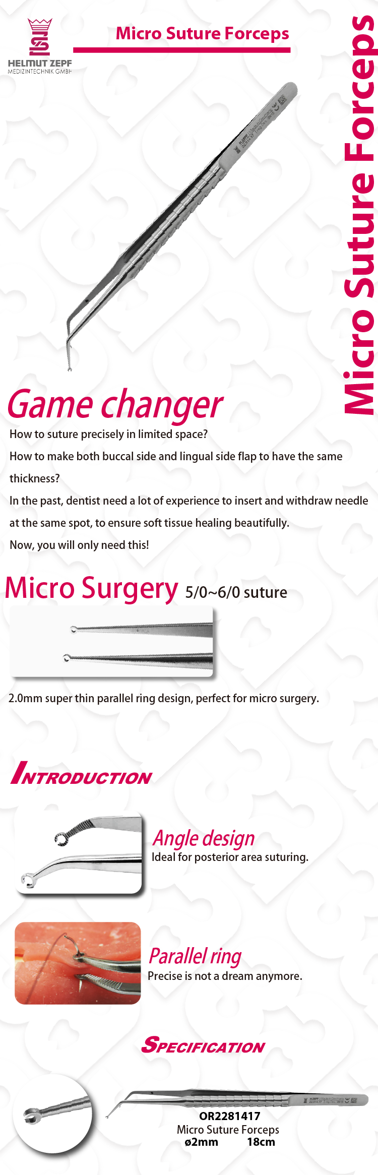 Micro Suture Forceps Banner
