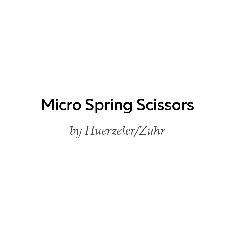 Micro-Spring Scissors