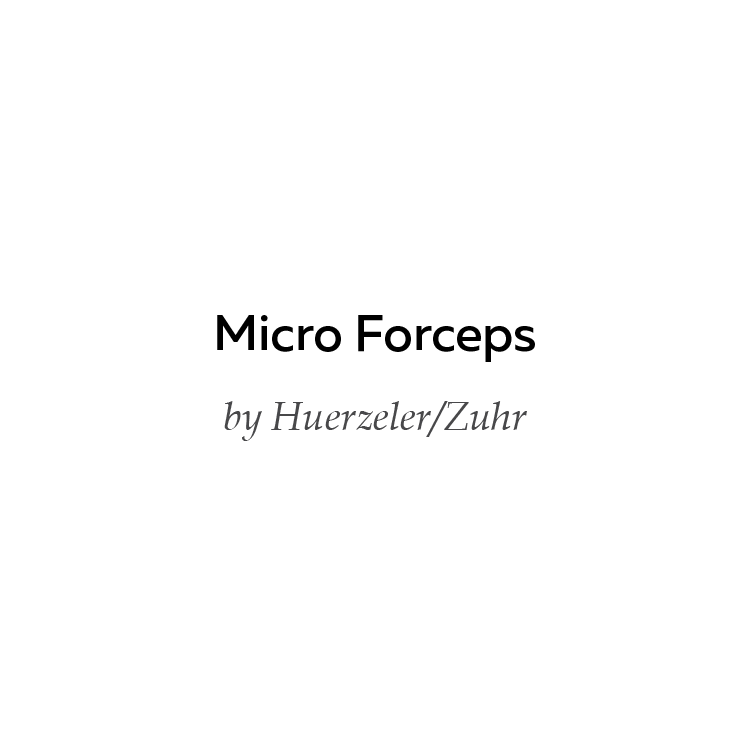 Micro Surgical Forceps, smooth