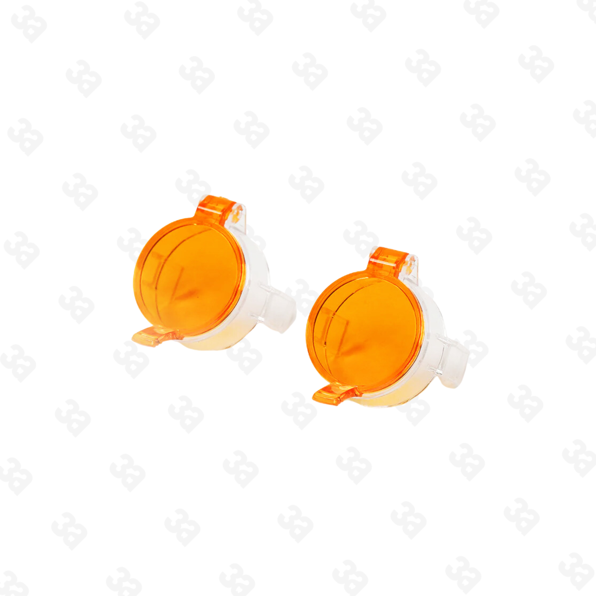 Bilumix Light Filters/Caps (Pair)-orange