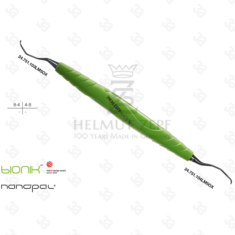 Langer M5 Universal Curettes with nanopal coating