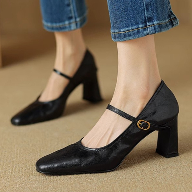 Fermina法式復古瑪麗珍單鞋 「杏仁頭設計 包容全腳型」