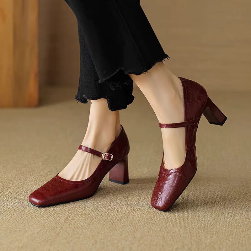 Fermina法式復古瑪麗珍單鞋 「杏仁頭設計 包容全腳型」