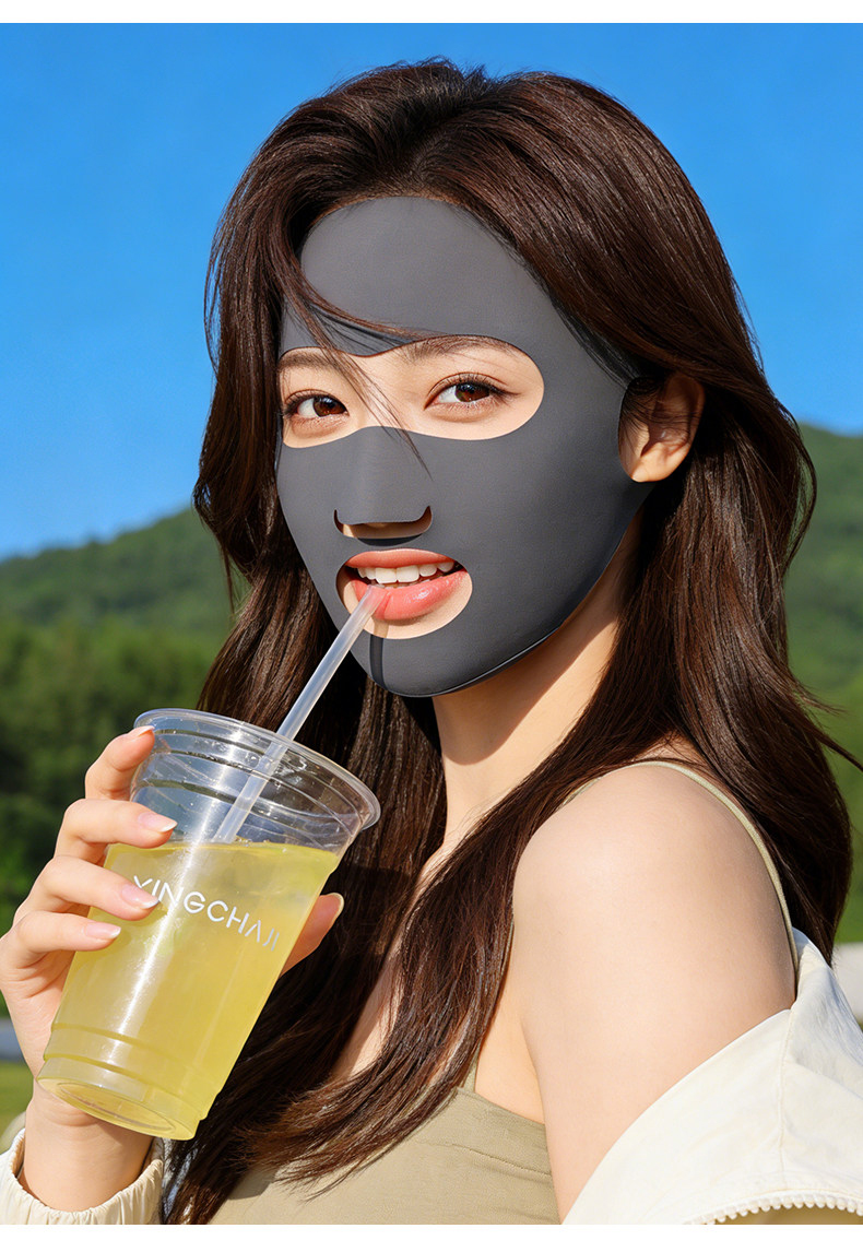 NOZOMI｜望美 鏤空防曬口罩 全臉保護冰冰涼