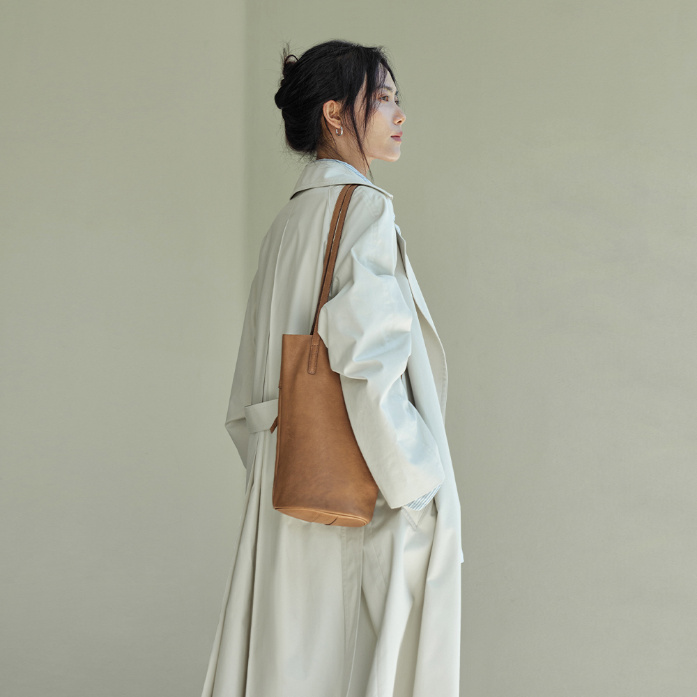 Lunamia | 麓納美 腋下通勤水桶包 植鞣全皮