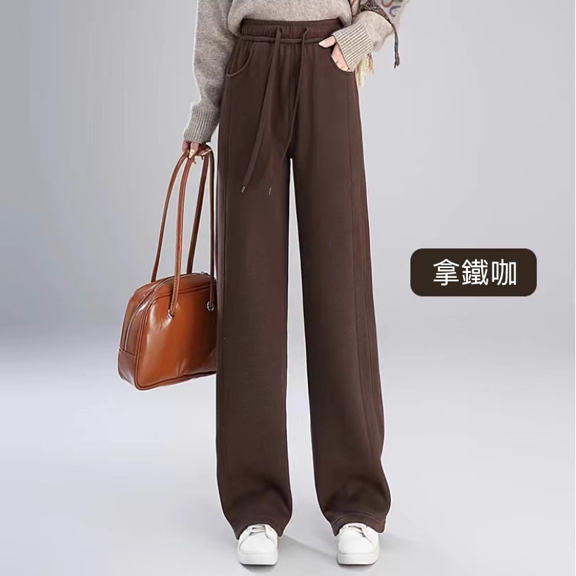 Lunamia | 麓納美 英國高士雙縫線直筒褲 【羊毛+桑蠶絲720g】