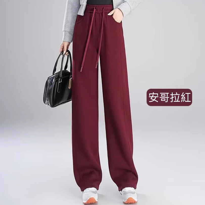 Lunamia | 麓納美 英國高士雙縫線直筒褲 【羊毛+桑蠶絲720g】